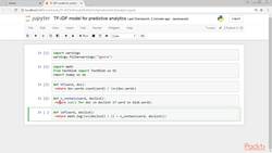 Predictive Analytics with TensorFlow 6.4: TF-IDF Model for Predictive analytics Instructional Video