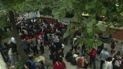 Indian students protest hike in campus fees News Clip