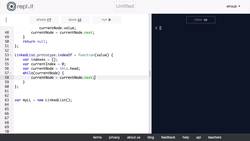 Modify a data structure : Linked List - Exercise Review Instructional Video
