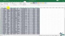 The Complete Excel Guide: Beginners to Advanced - Format as Table Instructional Video