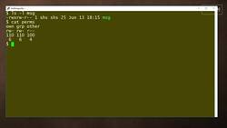 How basic file permissions work: 2-Minute Linux Tips Instructional Video