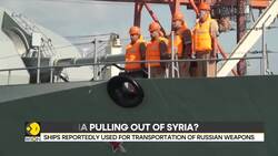 Russian ships return to begin pull out? | Two Russian ships 'docked' at Syrian coast News Clip