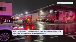 FDNY responds to warehouse fire in Williamsburg, lithium-ion batteries spotted Instructional Video
