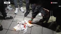 Eagles Fans Go WILD; Chiefs Jersey In Flames, ‘Fk Taylor Swift’ Chants Explode After Super Bowl Win News Clip