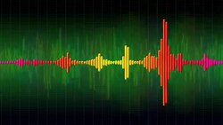 Audio Spectrum Simulation Stock Footage