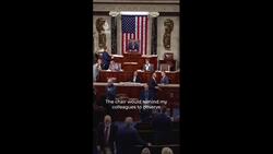 US lawmakers rebuked for waving Ukraine flags as aid bill is passed News Clip