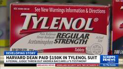 Harvard dean paid $150K in Tylenol suit News Clip