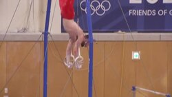 James Hall training the Olympics News Clip