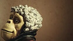 Monkey figure hd footage Stock Footage