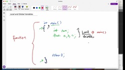 C++: Local and Global Variables Instructional Video