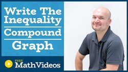 Master Writing the compound inequality from a graph of the solution Instructional Video