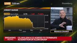 Credit Suisse Saw $69 Billion of Outflows in 1Q News Clip