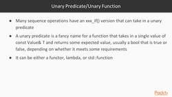 C++ Standard Template Library in Practice - Sequence Algorithms - for_each Instructional Video