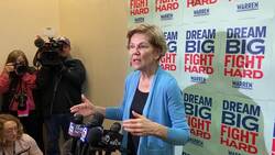 Warren campaigns as state primary begins Instructional Video