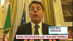 Italy's Stability Not at Risk With Draghi Around, Renzi Says News Clip