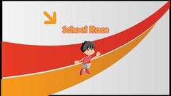 School Race (Solve single-step word problems involving addition and subtraction of fractions with equal denominators using the number line) Instructional Video