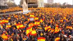 Madrid protesters oppose Sánchez Catalan plan News Clip