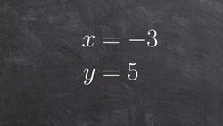 Solving a linear system of two equations by graphing Instructional Video