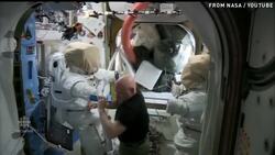 Scott Kelly Talks about Space Mission News Clip