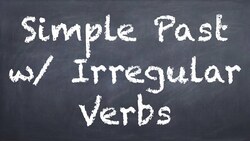 Simple Past (Preterite) w/ Irregular Verbs - German 2 WS Explanation - Deutsch lernen Instructional Video