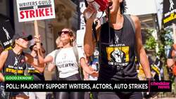 Poll: Majority Support Writers, Actors and Auto Strikes News Clip