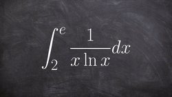 Evaluate the integral with ln and u sub Instructional Video