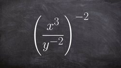 Using the reciprocal of a fraction to rewrite an expression with a positive power Instructional Video