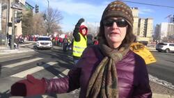 Denver teachers picket on first day of strike News Clip