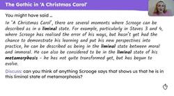 'A Christmas Carol': the novella as a Gothic text Instructional Video