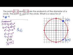 Practice with Equations of Circles (varied) Instructional Video