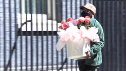 Flowers delivered to Downing Street following PM's wedding News Clip
