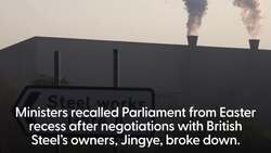 MPs approve Government bid to take over Scunthorpe steelworks News Clip