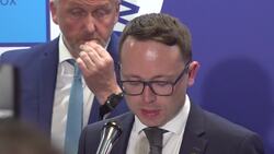 Sinn Fein's Daire Hughes claims victory in Newry and Armagh News Clip