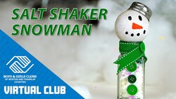 DIY Christmas Craft Project: Salt Shaker Snowman Instructional Video