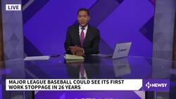 Major League Baseball Could Face First Work Stoppage In 26 Years News Clip