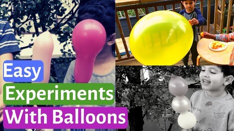 3 Simple Science Experiments Using Balloons