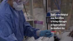 Spain sees medical shortages as death toll mounts Instructional Video