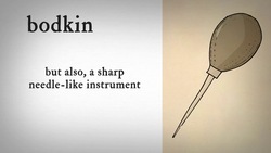 Hamlet 3.1 Word Nerd: Bodkin Instructional Video