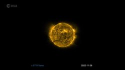 3 Years Of Solar Orbiter Imagery Of The Sun Time-Lapsed With Flares Sonified Instructional Video