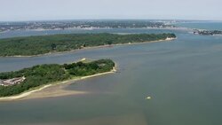 Aerial Shots - Poole Harbour and shoreline News Clip