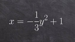 Learn to graph a horizontal parabola Instructional Video