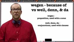 Genitive Prepositions in German Instructional Video