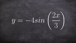Learn How to Find the Period, Amplitude and Frequencey of Sine Function Instructional Video