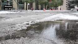 Deep Freeze and Snowstorm Hits US South News Clip