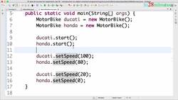 Learn Java from Scratch - A Beginner's Guide - Step 08 - Exercises and Tips - Getters and Generating Getters and Setters with E Instructional Video