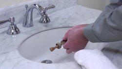How to Fix a Clogged Sink Instructional Video