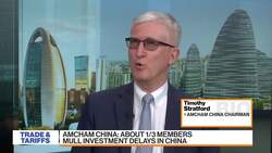 Competitiveness of American Companies in China Hit by Trade War, Says AmCham’s Stratford News Clip