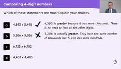 Compare and order 4-digit numbers Instructional Video