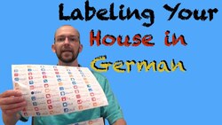 Labeling Your House to Learn German - Tips, Tricks, & Hints - German Learning Tips #4 Instructional Video