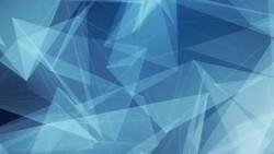 Crystal structure abstract modern polygonal motion background. Modern Futuristic Geometrical futuristic soft minimalist low poly polygonal shape triangle hi-tech Seamless Loop Background. Stock Footage